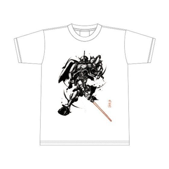武人画×機動戦士ガンダム Tシャツ(宿命の閃刀)>