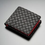 機動戦士ガンダム×印傳屋 シャア専用 二折財布(黒×黒)