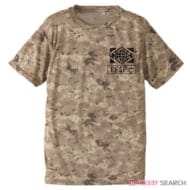 機動戦士ガンダム 地球連邦軍 カモフラージュドライTシャツ DESERT XL>