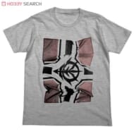 機動戦士ガンダム ジオン公国軍旗フォトプリントTシャツ HEATHER GRAY XL>