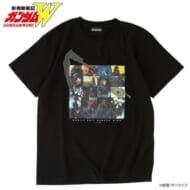 新機動戦記ガンダムW エピソードTシャツ EP19 「バルジ強襲」 XXXG-01D ガンダムデスサイズ>