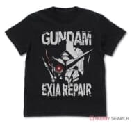 機動戦士ガンダム00 ガンダムエクシアリペア ヘッド Tシャツ BLACK L>