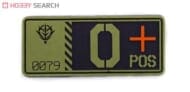 機動戦士ガンダム ジオン公国軍血液型PVCパッチ/O+