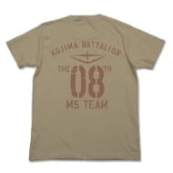 機動戦士ガンダム第08MS小隊Tシャツ SAND KHAKI L>