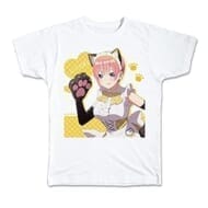 五等分の花嫁 Tシャツ XLサイズ デザイン01(中野一花/猫耳メイドver.)【描き下ろし】>