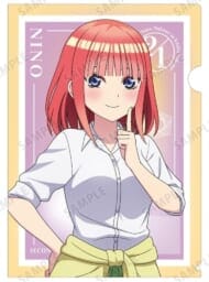 五等分の花嫁∽ 描き下ろし 中野二乃 衣装交換ver. 第2弾 クリアファイル