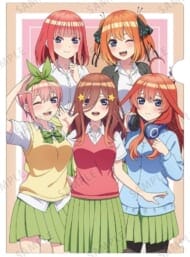 五等分の花嫁∽ 描き下ろし 集合 衣装交換ver. 第2弾 クリアファイル