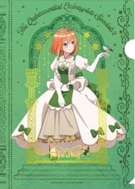 五等分の花嫁* 箔入りA4クリアファイル(深窓の令嬢) /(4)中野 四葉