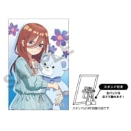 五等分の花嫁 【再販予約4月中旬発送】 アート缶バッジ_三玖/ぬいぐるみ抱っこ(立ち絵)>