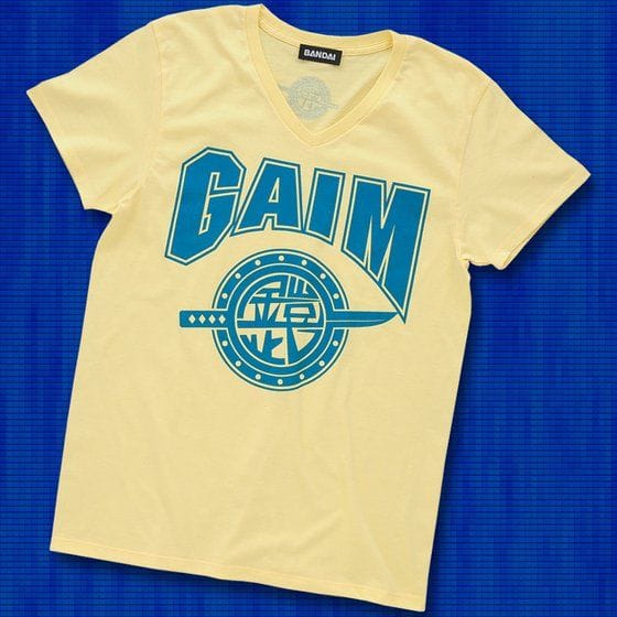 仮面ライダー鎧武 TEAM GAIM(チーム鎧武) Tシャツ ライトイエロー>