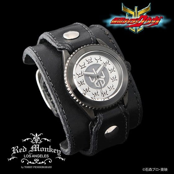 仮面ライダークウガ × Red Monkey designs Collaboration Wristwatch Silver925 High-End Model>