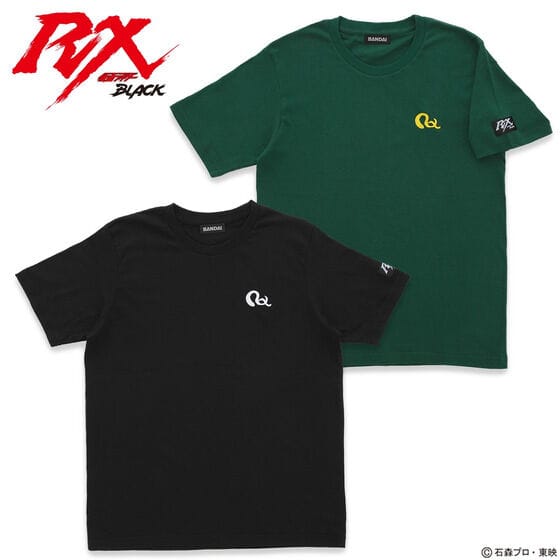 仮面ライダーBLACK RX ワンポイント刺繍Tシャツ>