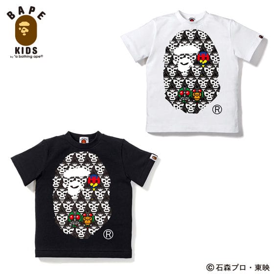 A BATHING APEコラボ 仮面ライダー Tシャツ#3 KIDS>