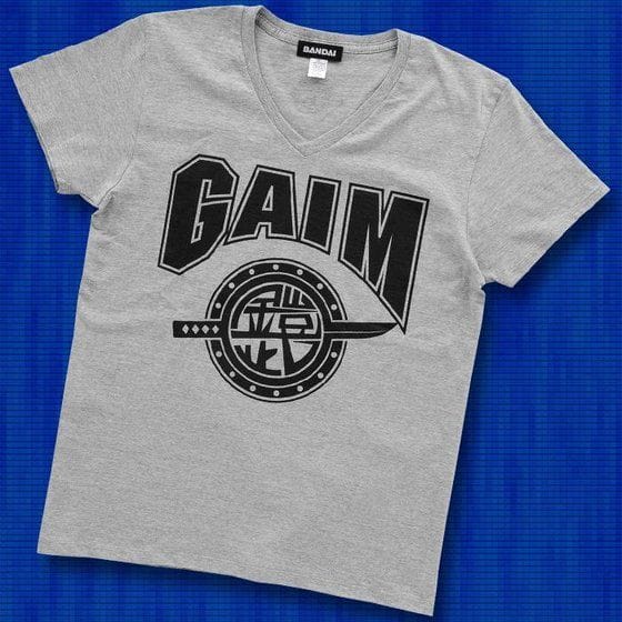 仮面ライダー鎧武 TEAM GAIM(チーム鎧武) Tシャツ 杢グレー