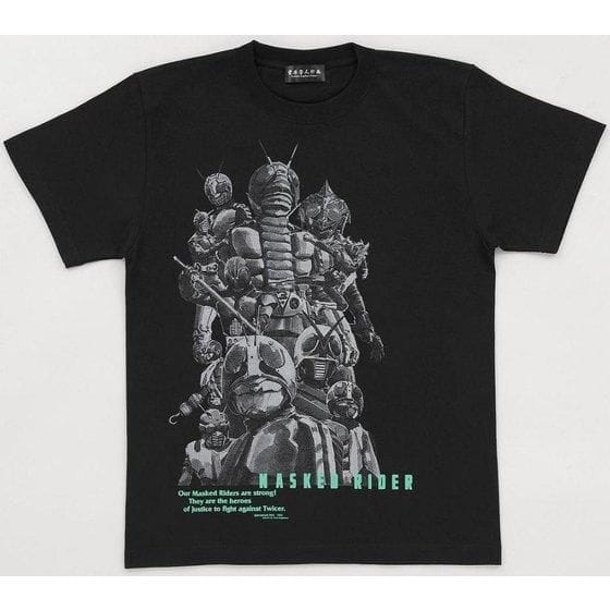 仮面ライダー40周年 菅原芳人計画 昭和仮面ライダーTシャツ>