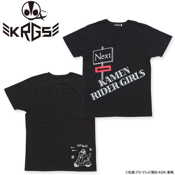 仮面ライダーGIRLS ライブTシャツ 標識柄