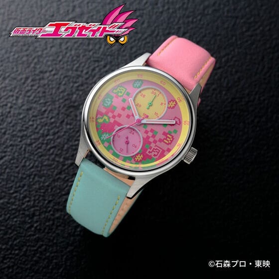 仮面ライダーエグゼイド 腕時計(ポッピーピポパポver.)>