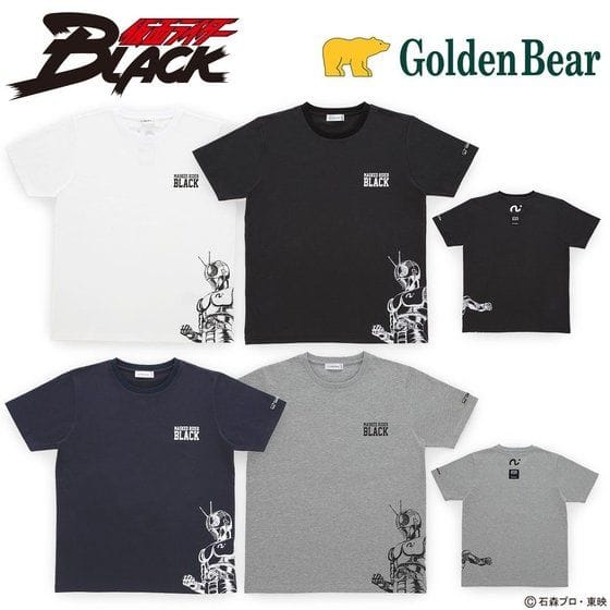 仮面ライダーBLACK Goldenbear(ゴールデンベア)Tシャツ>