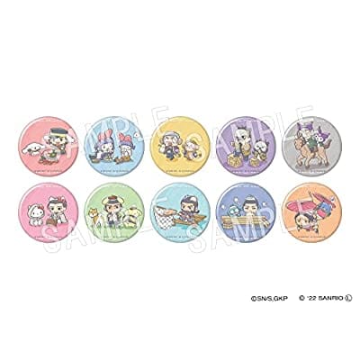 ゴールデンカムイ × サンリオキャラクターズ トレーディング缶バッジ(ランダムホロ入り) 11個入りBOX>