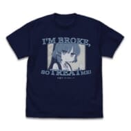 ぼっち・ざ・ろっく! 山田リョウの「お金ないからおごって Tシャツ/NAVY-M