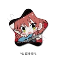 アニメぼっち・ざ・ろっく! 第3弾 星型缶バッジ YD(喜多郁代)>