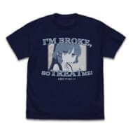 ぼっち・ざ・ろっく! 山田リョウの「お金ないからおごって Tシャツ/NAVY-S