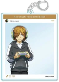 弱虫ペダル LIMIT BREAK 描き下ろし SNS風アクリルキーホルダー【青八木一】お仕事チャレンジ!ver.
