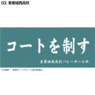 ハイキュー!! 横断幕スポーツタオル 青葉城西(再販)>