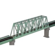 Nゲージ 単線トラス鉄橋(ライトグリーン)