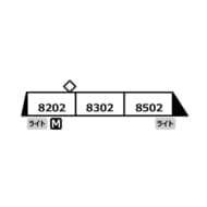 Nゲージ A2996 四国8000系・特急いしづち・方転 3両セット