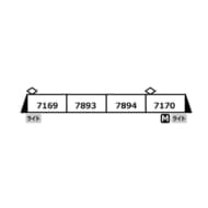 Nゲージ 南海7100系 復元塗装 4両セット