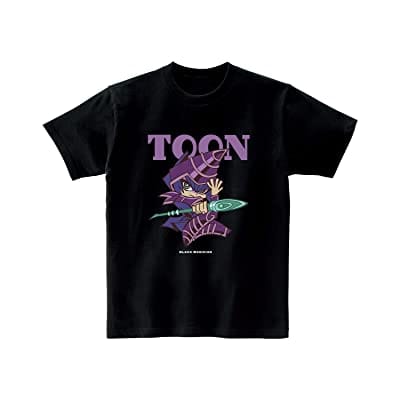 【遊戯王デュエルモンスターズ】ブラック・マジシャン トゥーン・ワールド テイストデフォルメ Tシャツメンズ(サイズ/XL)