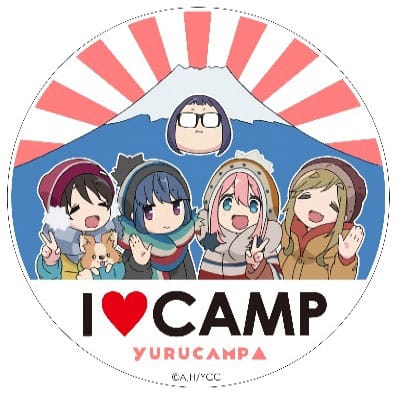 リフレクターマグネットステッカー 02 I LOVE CAMP