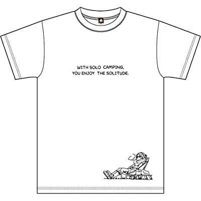 非公開: ゆるキャン LONELINESS IS DELIGHT Tシャツ L