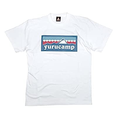 ゆるキャン ふじさんロゴ Tシャツ リン M ホワイト