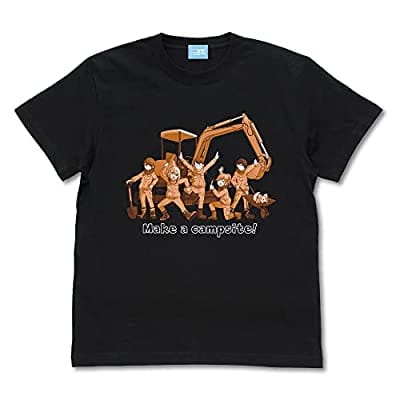 Make a campsite! Tシャツ ブラック Sサイズ