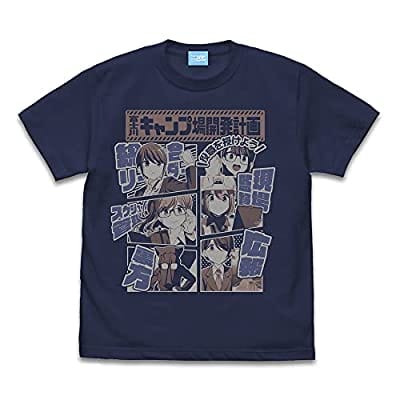 富士川キャンプ場企画 Tシャツ INDIGOーL