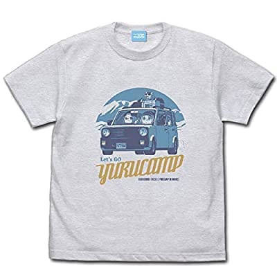 ゆるキャン△ ゆるキャン△カー Tシャツ 桜&なでしこ&リン Ver2.0/ASHーM