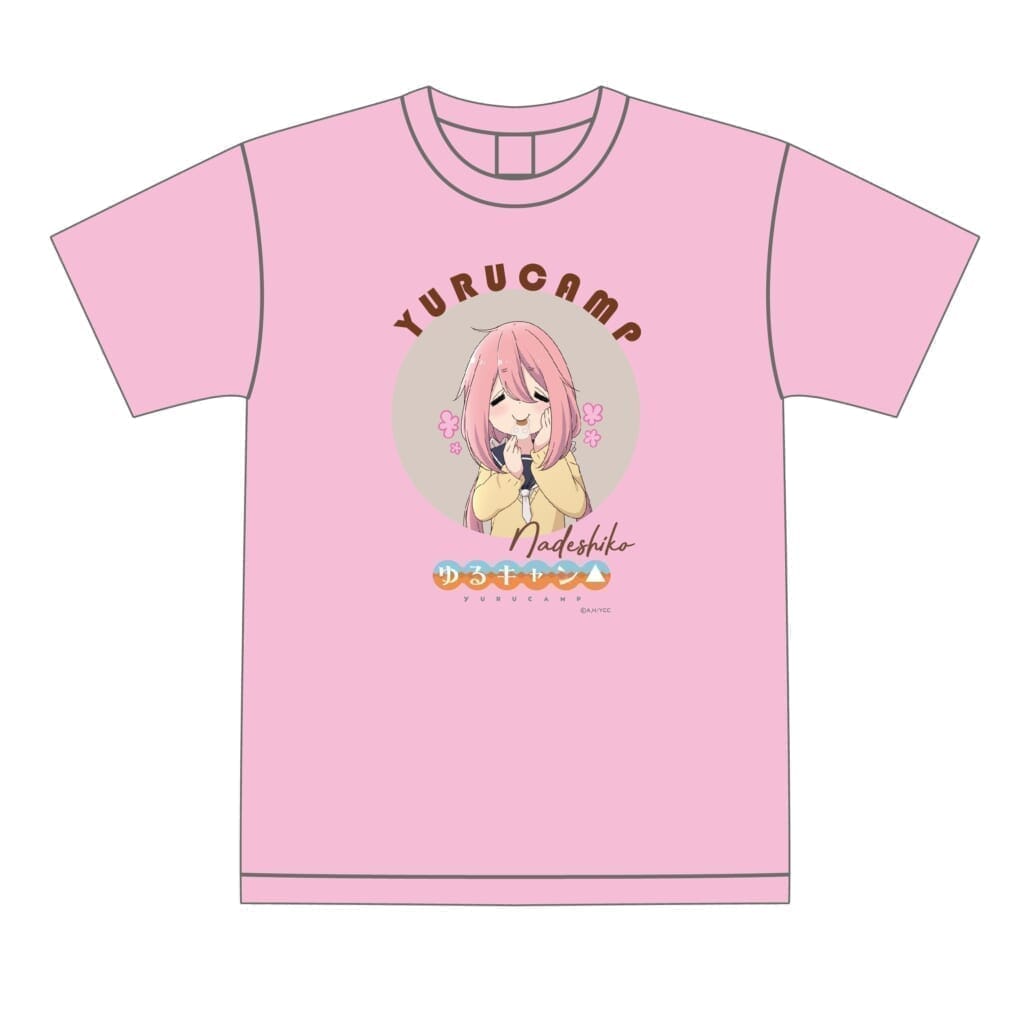 ゆるキャン△しまりんだんご Tシャツ なでしこ