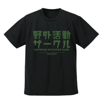 野クル ドライTシャツ/BLACKーM