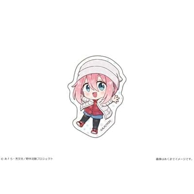 ゆるキャン△ SEASON3 ミニキャラ ホログラムステッカー 01 各務原なでしこA