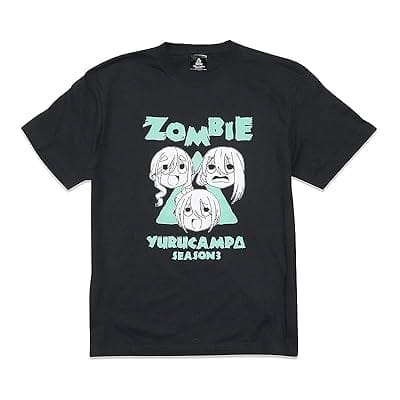 ゆるキャン△ SEASON3 ZOMBIE Tシャツ ブラック XLサイズ