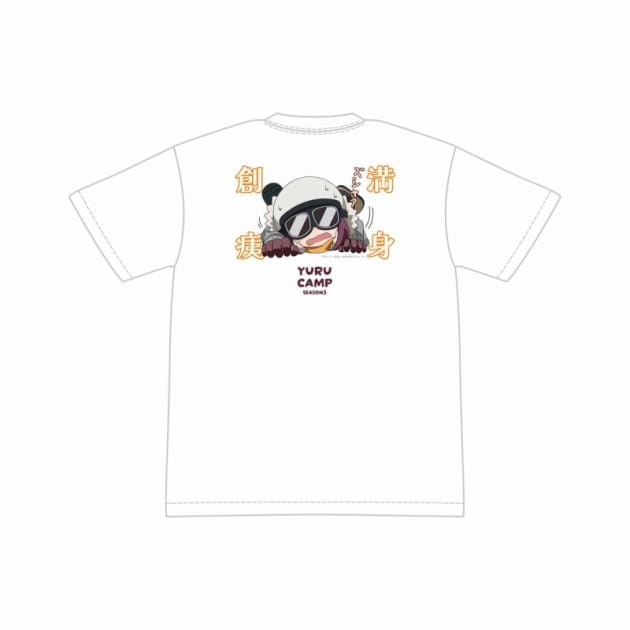 ゆるキャン△ SEASON3 満身創痍綾乃バックプリントTシャツ L