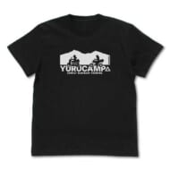 ゆるキャン△ SEASON3 リン・綾乃ツーリング Tシャツ/BLACK-M>