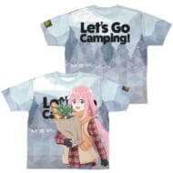 ゆるキャン△ SEASON3 描き下ろし なでしこ 両面フルグラフィックTシャツ ゼブラでお買い物Ver.-L>