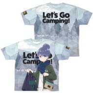 ゆるキャン△ SEASON3 描き下ろし 志摩リン 両面フルグラフィックTシャツ ゼブラでお買い物Ver.-S>